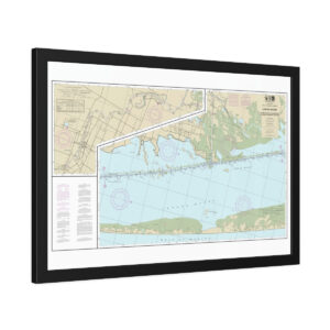 Chart 11303 Intracoastal Waterway Laguna Madre - Chubby Island to Stover Point, including The Arroyo Colorado - NOAA Nautical Chart Framed Paper Print  30" x 20" | 36" x 24" | 40" x 28"