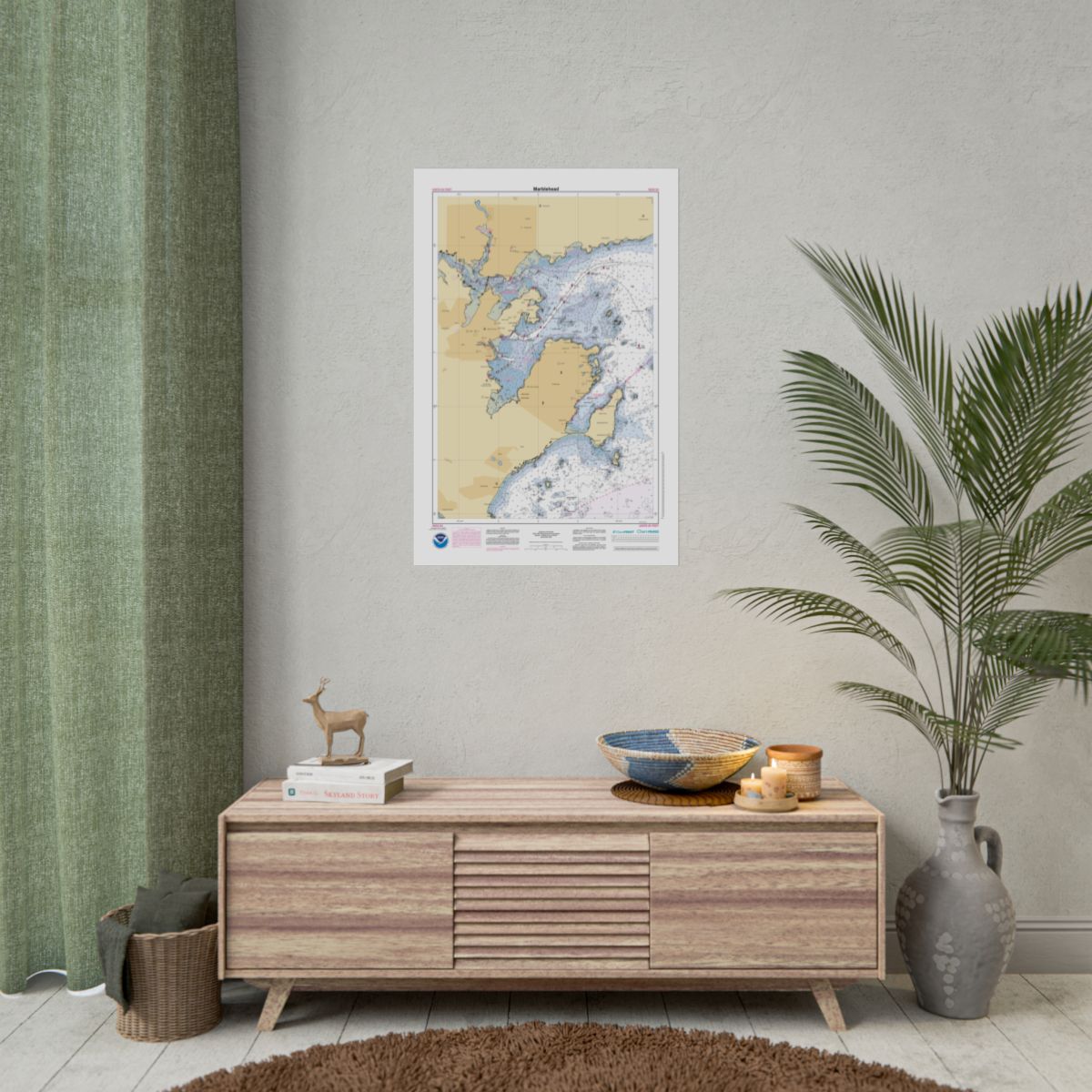 Custom Chart of Marblehead - NOAA Nautical Chart 22" x 34"